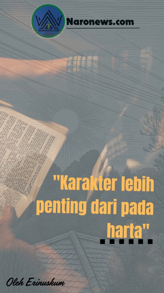 Gambar doa bersama sebagai lambang pengembangan karakter, kerendahan hati, dan kehidupan yang berorientasi pada Tuhan. Karakter yang kokoh merupakan dasar penting dalam mengelola setiap anugerah yang diberikan Allah.